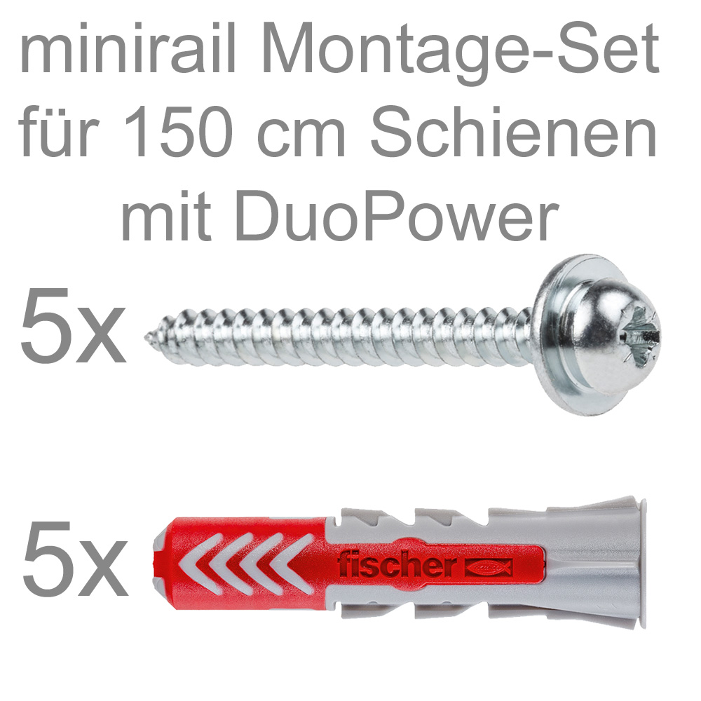 bilderschiene minirail montage